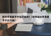 軟件開發(fā)屬于什么行業(yè)的?（軟件設計開發(fā)屬于什么行業(yè)）