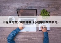 小程序開發(fā)公司有哪些（小程序開發(fā)的公司）