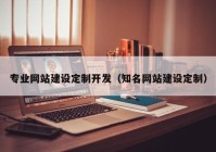 專業(yè)網(wǎng)站建設(shè)定制開發(fā)（知名網(wǎng)站建設(shè)定制）