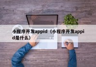 小程序開發(fā)appid（小程序開發(fā)appid是什么）