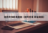 軟件開發(fā)職務(wù)類別（軟件開發(fā) 職業(yè)類別）